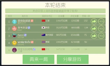 合作吃球球