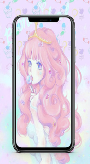 粉彩女孩色彩少女
