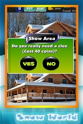 查找在雪世界差异