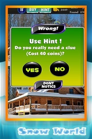 查找在雪世界差异