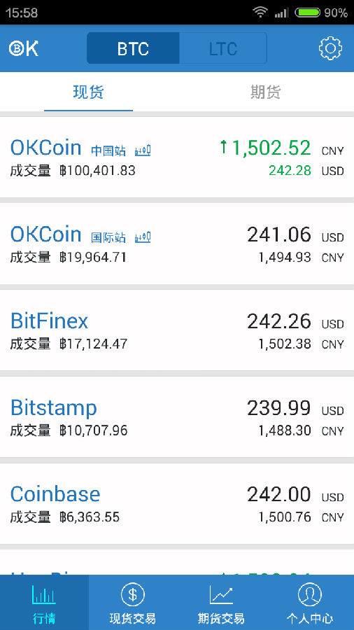 最新okcoin交易平台