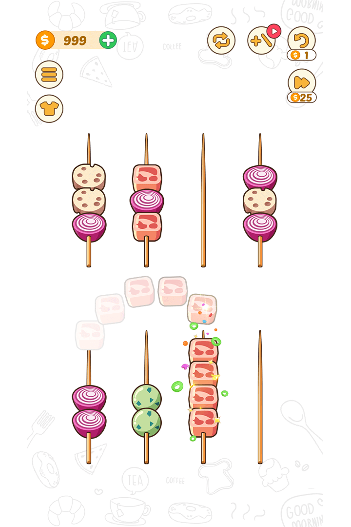 bbq排序拼图