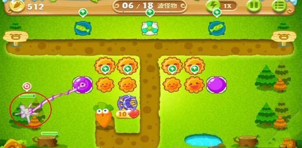 保卫萝卜二第30关攻略
