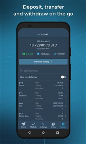 hitbtc交易平台app