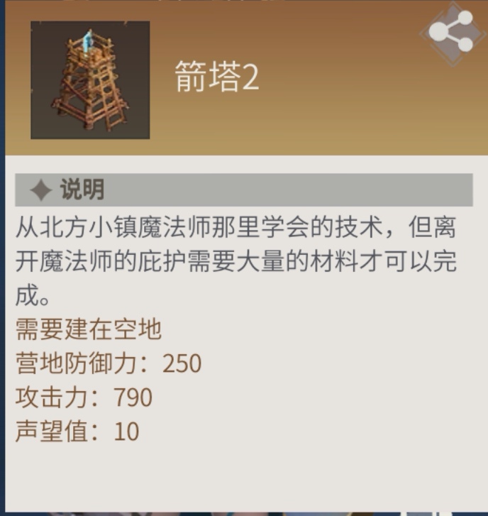 冰原守卫者箭塔在哪里得 箭塔的作用是什么