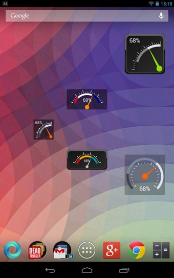 时速表电量显示(gaugebatterywidget)