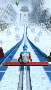 滑雪道跳跃