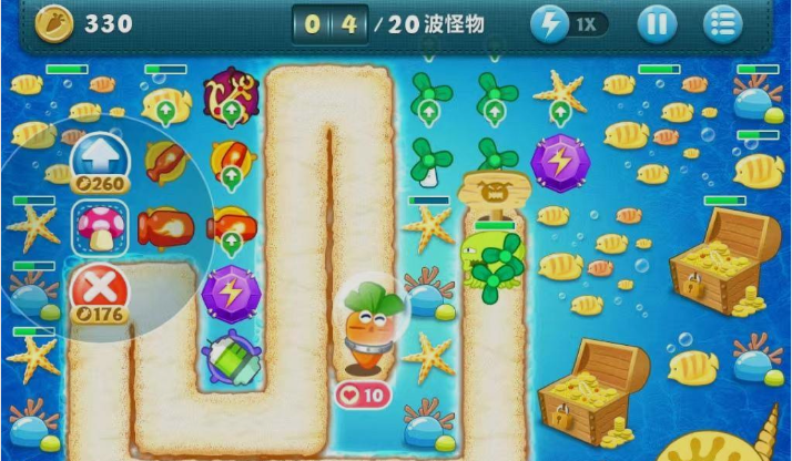 保卫萝卜终极挑战第25关攻略 金币应该怎么使用