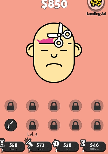 悠闲理发