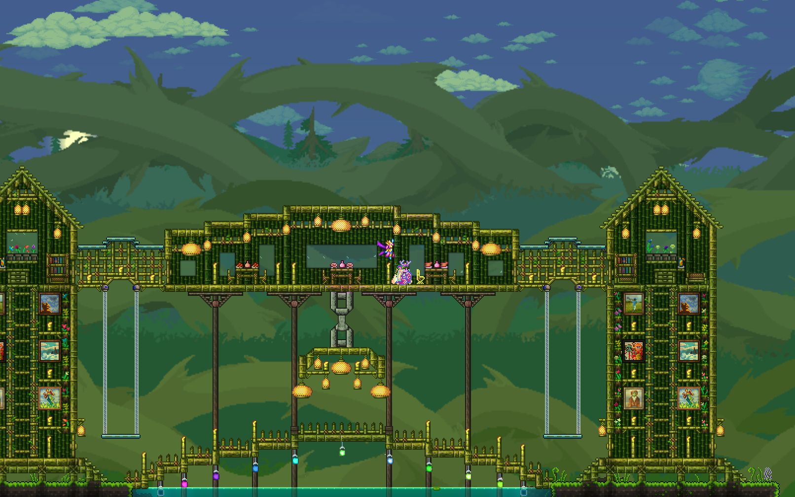 泰拉瑞亚怎么造人工丛林