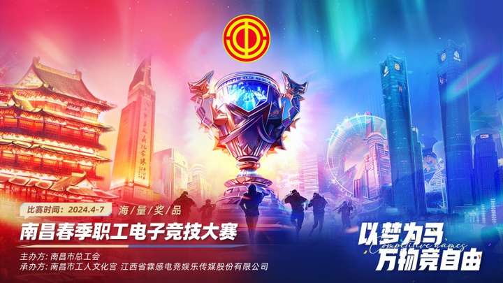 以梦为马，2024 年南昌市春季职工电子竞技比赛开赛