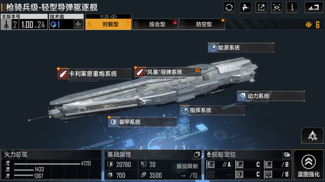 无尽的拉格朗日枪骑兵舰怎么加点