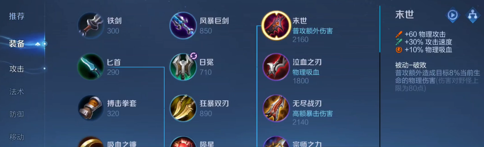 王者荣耀射手怎么搭配出装铭文