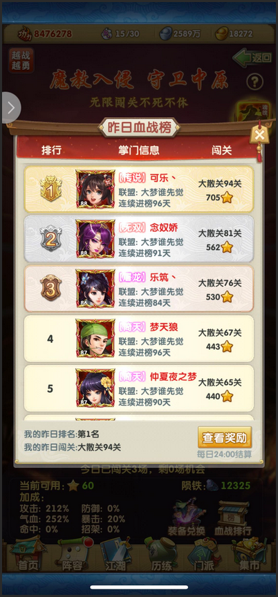 大掌门2盟主有什么好处