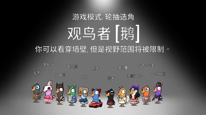 鹅鸭杀观鸟者什么技能 鹅鸭杀观鸟者什么技能