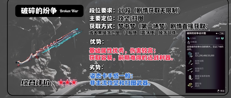 星际战甲新手次要武器推荐 星际战甲新手次要武器推荐