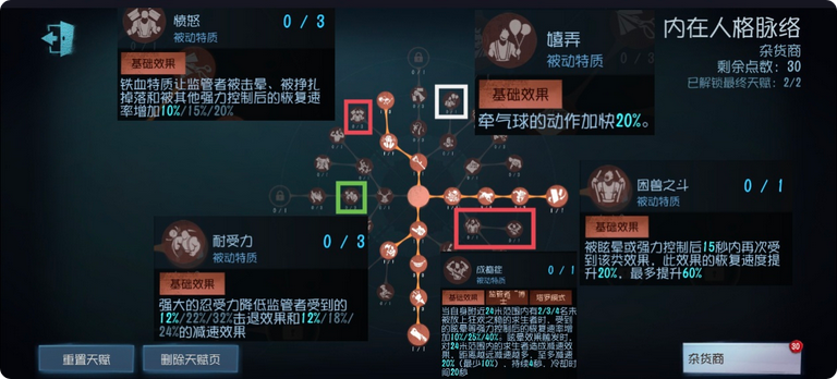 第五人格通缉天赋在哪 第五人格通缉天赋在哪