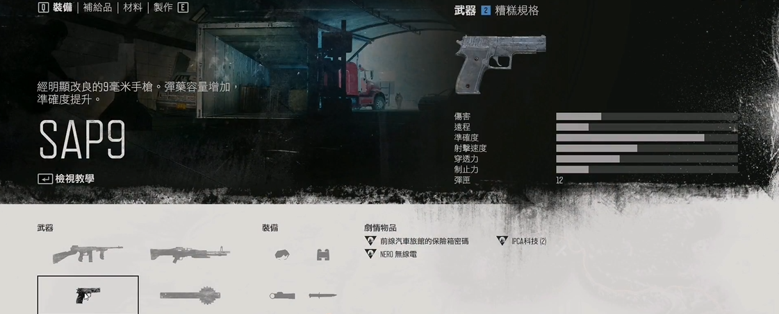 往日不再前期用什么枪