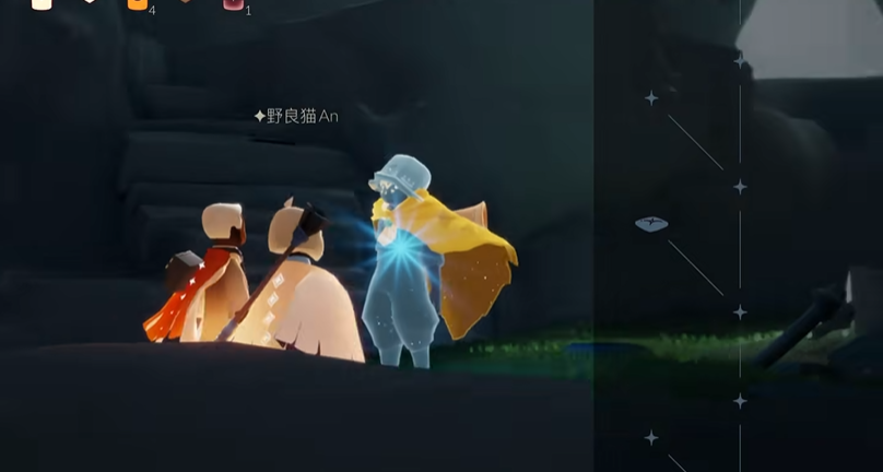 光遇怎么在雨林拿爱心