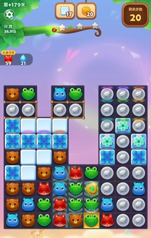 开心消消乐179关隐藏关怎么过