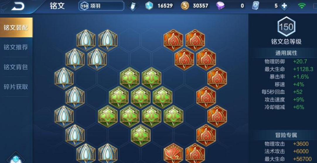 王者荣耀项羽最强铭文出装是什么