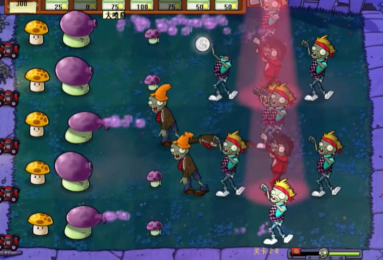 植物大战僵尸95版28怎么过