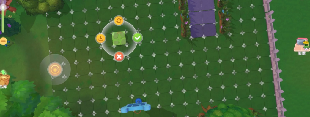 摩尔庄园地砖怎么放天上