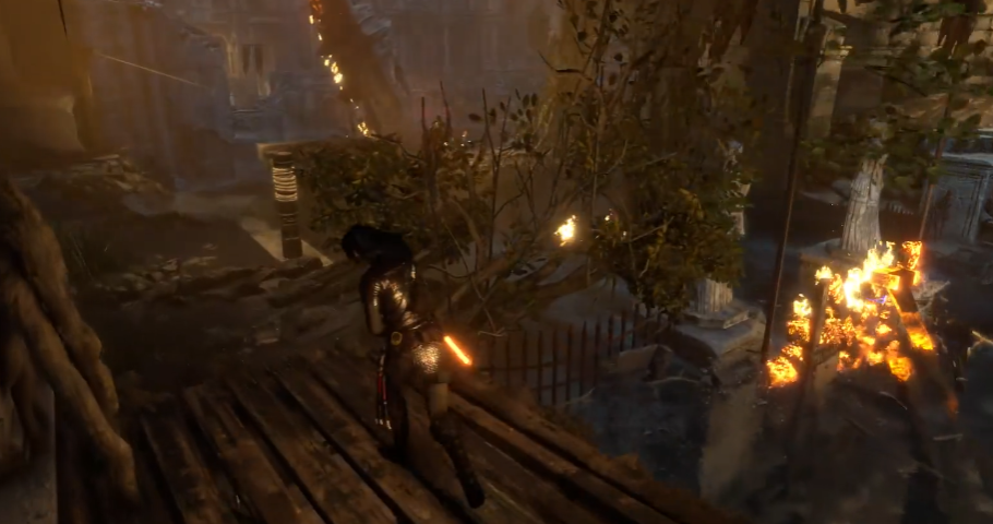 古墓丽影崛起木头栅栏怎么过