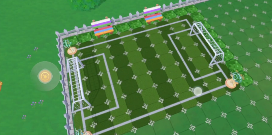 摩尔庄园怎么建足球场