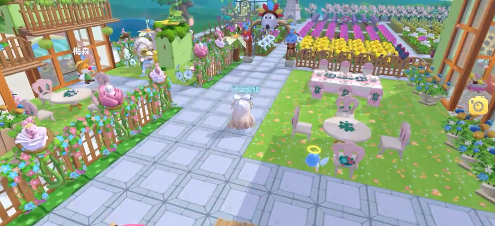 摩尔庄园梦幻春天组合怎么布置