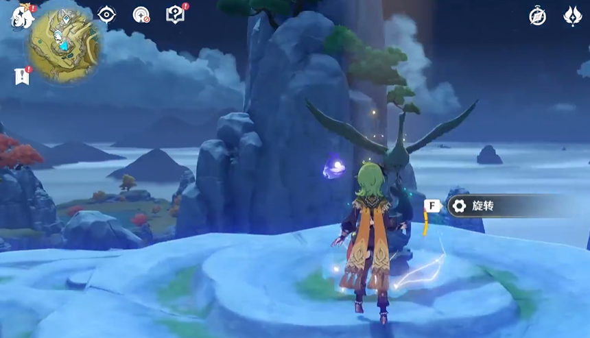 原神三只仙鹤怎么转