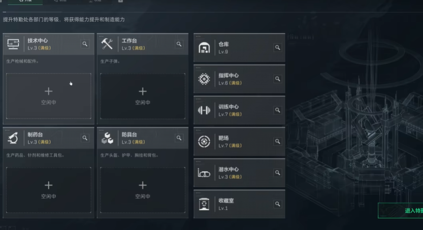 三角洲行动升级特勤处有什么用