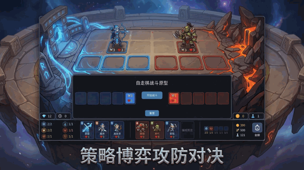 自走棋战斗原型